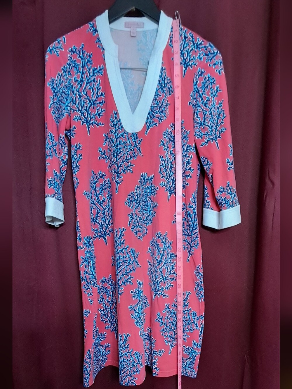 Lilly Pulitzer Sz Small Tunic V Neck Dress - Picture 12 of 15